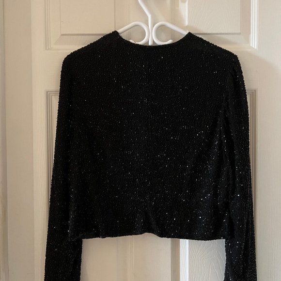 Formal Beaded Dress Jacket - Picture 9 of 13